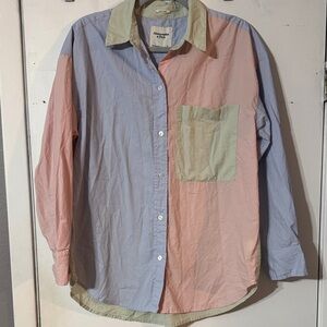 Abercrombie & Fitch Multicolor Button Down Shirt